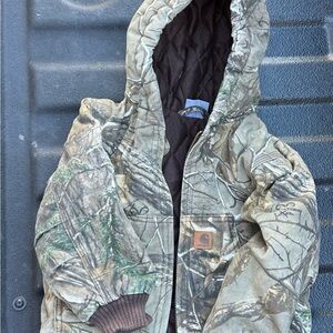 Carhartt Kids Woodland Camo Puffer Jacket
